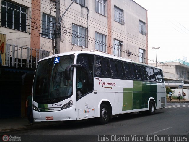 Auto Viação Esperança Campos RJ 507.004 na cidade de Campos dos Goytacazes, Rio de Janeiro, Brasil, por Luis Otávio Vicente Domingues. Número da foto: #153912.