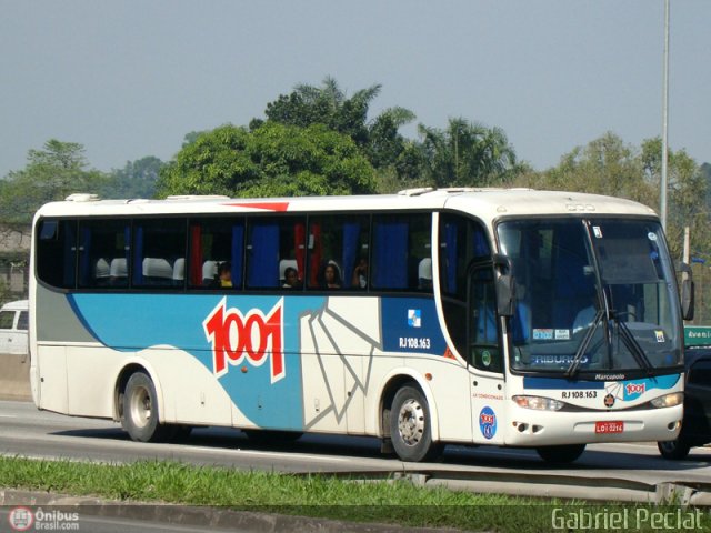 Auto Viação 1001 RJ 108.163 na cidade de Duque de Caxias, Rio de Janeiro, Brasil, por Gabriel Peclat. Número da foto: #164093.
