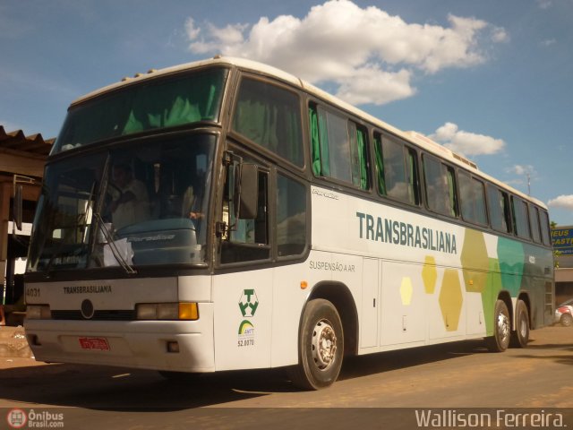 Transbrasiliana Transportes e Turismo 4031 na cidade de Balsas, Maranhão, Brasil, por Wallison Ferreira. ID da foto: 164498.