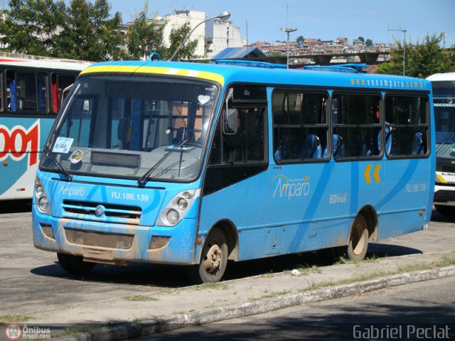 Viação Nossa Senhora do Amparo RJ 186.139 na cidade de Rio de Janeiro, Rio de Janeiro, Brasil, por Gabriel Peclat. Número da foto: #165934.