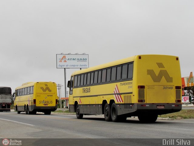 Viação Itapemirim 30149 na cidade de Vitória da Conquista, Bahia, Brasil, por Drill Silva. Número da foto: #165523.