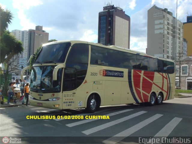 TransTupi Turismo e Fretamento 3500 na cidade de Curitiba, Paraná, Brasil, por Paulo Roberto Chulis. Número da foto: #165865.