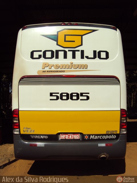 Empresa Gontijo de Transportes 5885 na cidade de Porto Velho, Rondônia, Brasil, por Alex da Silva Rodrigues. Número da foto: #167144.
