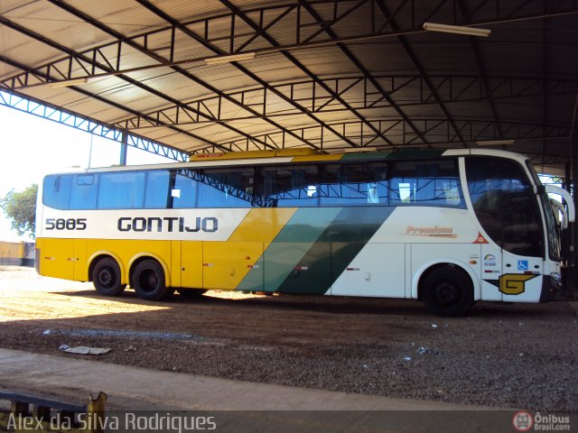 Empresa Gontijo de Transportes 5885 na cidade de Porto Velho, Rondônia, Brasil, por Alex da Silva Rodrigues. ID da foto: 167149.