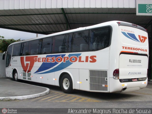 Viação Teresópolis RJ 203.032 na cidade de Rio de Janeiro, Rio de Janeiro, Brasil, por Alexandre  Magnus. Número da foto: #167759.