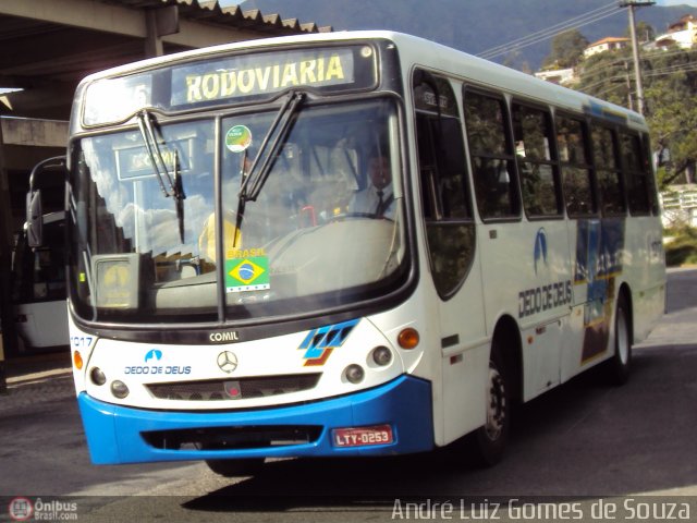 Viação Dedo de Deus 1017 na cidade de Teresópolis, Rio de Janeiro, Brasil, por André Luiz Gomes de Souza. Número da foto: #168924.