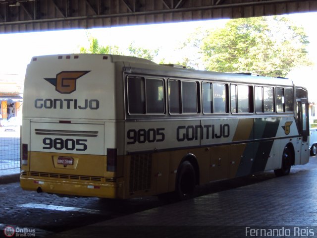 Empresa Gontijo de Transportes 9805 na cidade de Barretos, São Paulo, Brasil, por Fernando Reis. ID da foto: 168528.