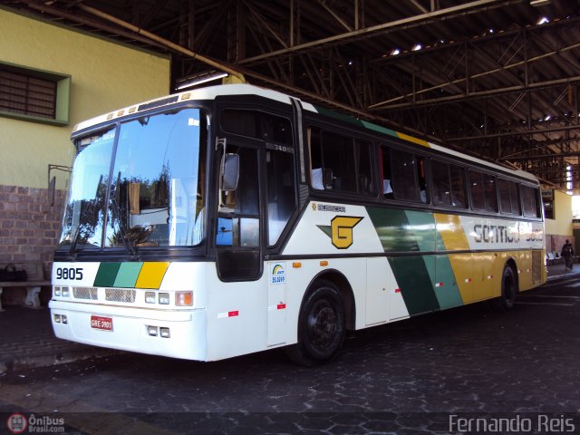 Empresa Gontijo de Transportes 9805 na cidade de Barretos, São Paulo, Brasil, por Fernando Reis. ID da foto: 168529.