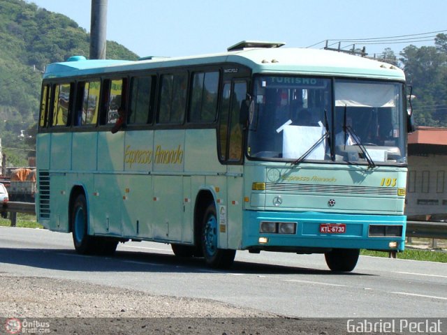 Expresso Amanda 103 na cidade de Seropédica, Rio de Janeiro, Brasil, por Gabriel Peclat. Número da foto: #168977.