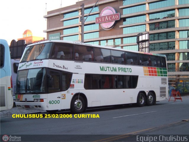 Viação Mutum Preto 4000 na cidade de Curitiba, Paraná, Brasil, por Paulo Roberto Chulis. Número da foto: #168875.