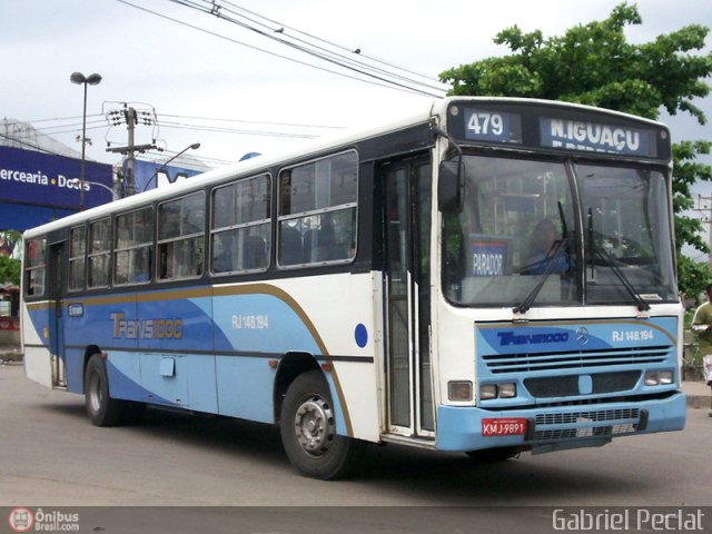 Trans1000 - Turismo Transmil RJ 148.194 na cidade de Rio de Janeiro, Rio de Janeiro, Brasil, por Gabriel Peclat. ID da foto: 169297.