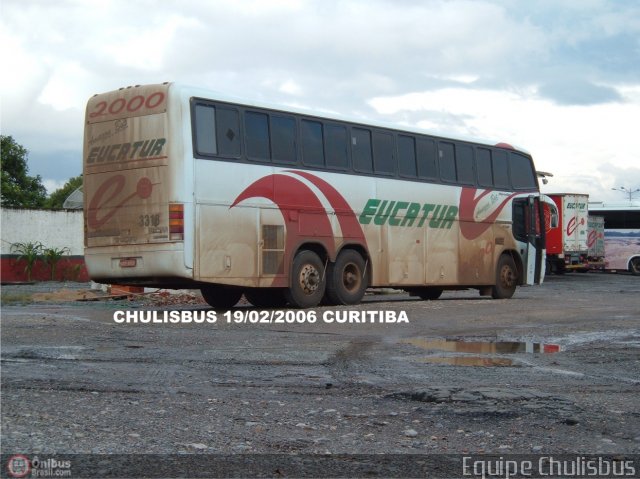 Eucatur - Empresa União Cascavel de Transportes e Turismo 3318 na cidade de Curitiba, Paraná, Brasil, por Paulo Roberto Chulis. ID da foto: 169527.