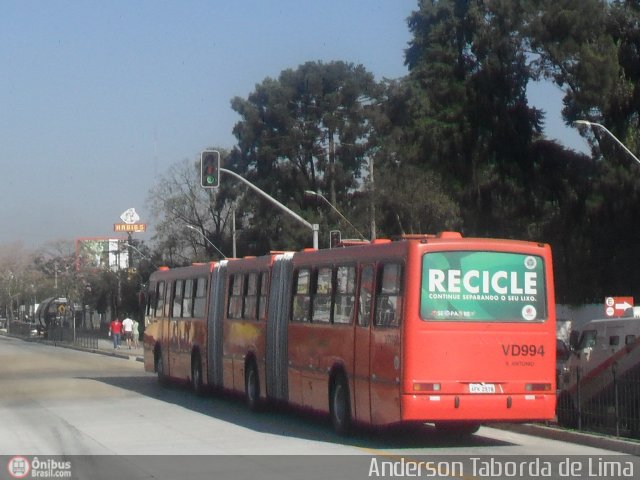 Auto Viação Santo Antônio VD994 na cidade de Curitiba, Paraná, Brasil, por Anderson Taborda de Lima. Número da foto: #154264.