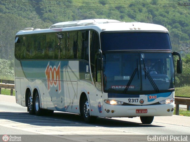 Auto Viação 1001 2317 na cidade de Seropédica, Rio de Janeiro, Brasil, por Gabriel Peclat. ID da foto: 154563.