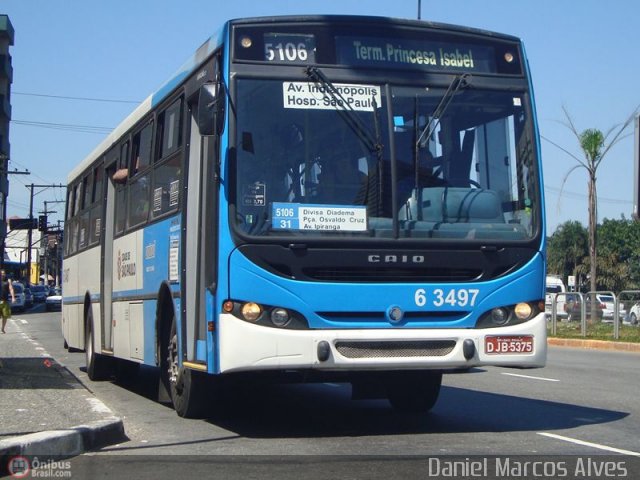 Viação Paratodos > São Jorge > Metropolitana São Paulo > Mobibrasil 6 3497 na cidade de São Paulo, São Paulo, Brasil, por Daniel Marcos Alves . ID da foto: 154564.