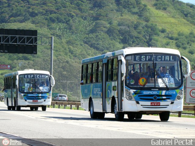 Gardel Turismo 21012 na cidade de Seropédica, Rio de Janeiro, Brasil, por Gabriel Peclat. Número da foto: #169841.