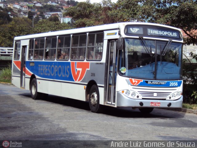 Viação Teresópolis 2056 na cidade de Teresópolis, Rio de Janeiro, Brasil, por André Luiz Gomes de Souza. ID da foto: 170111.