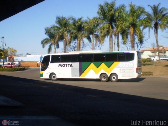 Viação Motta 60216 na cidade de São Sebastião do Paraíso, Minas Gerais, Brasil, por Luiz Henrique. ID da foto: 170772.