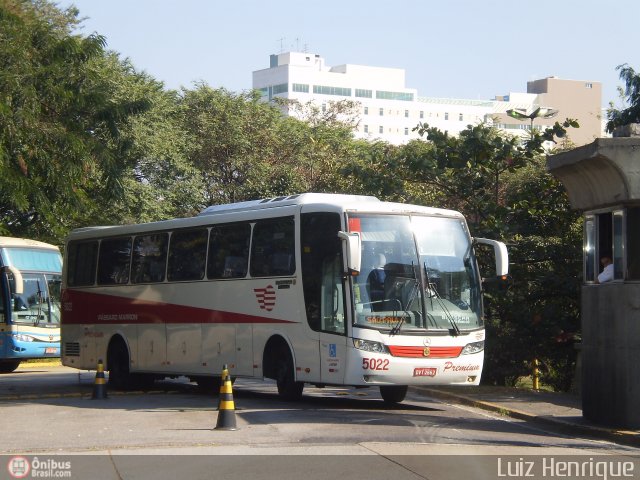 Empresa de Ônibus Pássaro Marron 5022 na cidade de São Paulo, São Paulo, Brasil, por Luiz Henrique. Número da foto: #156025.