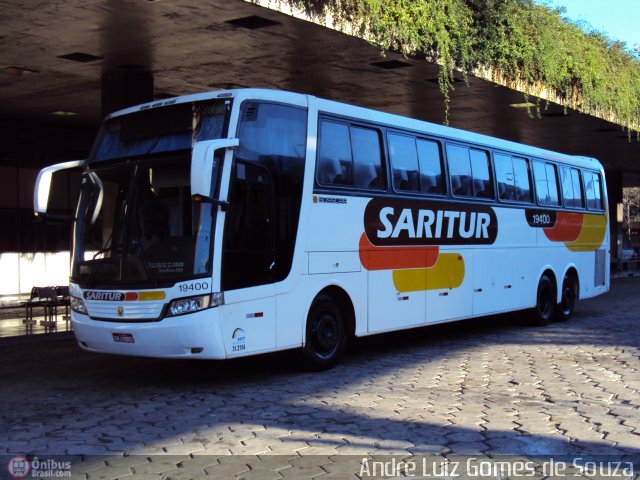 Saritur - Santa Rita Transporte Urbano e Rodoviário 19400 na cidade de Belo Horizonte, Minas Gerais, Brasil, por André Luiz Gomes de Souza. Número da foto: #156973.