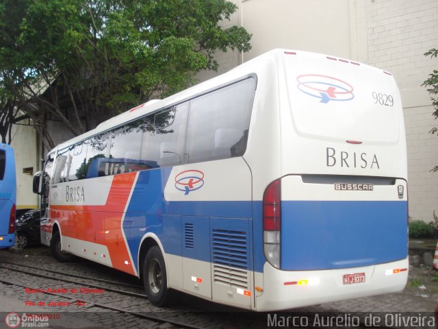 Brisa Ônibus 9829 na cidade de Rio de Janeiro, Rio de Janeiro, Brasil, por Marco Aurélio de Oliveira. Número da foto: #157044.