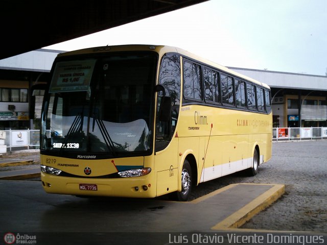 Viação Itapemirim 8219 na cidade de Campos dos Goytacazes, Rio de Janeiro, Brasil, por Luis Otávio Vicente Domingues. ID da foto: 158118.