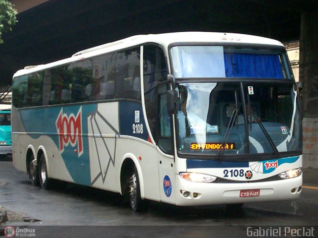 Auto Viação 1001 2108 na cidade de Rio de Janeiro, Rio de Janeiro, Brasil, por Gabriel Peclat. Número da foto: #157984.