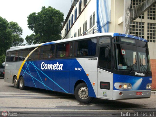 Viação Cometa 7665 na cidade de Rio de Janeiro, Rio de Janeiro, Brasil, por Gabriel Peclat. ID da foto: 157974.