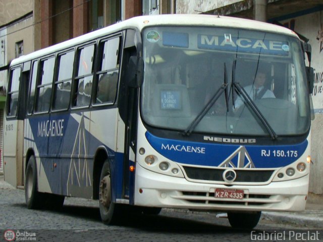 Rápido Macaense RJ 150.175 na cidade de Rio Bonito, Rio de Janeiro, Brasil, por Gabriel Peclat. Número da foto: #157966.