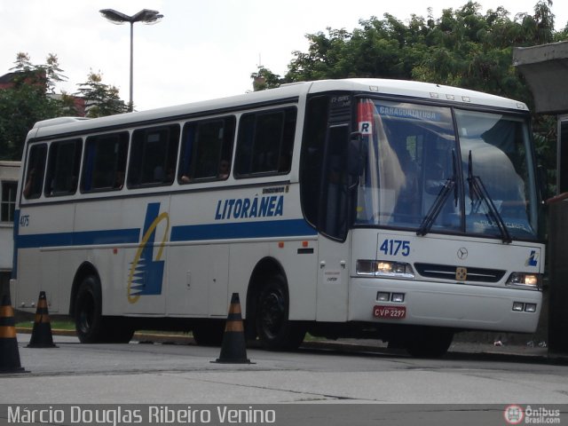 Litorânea Transportes Coletivos 4175 na cidade de São Paulo, São Paulo, Brasil, por Francisco Ivano. Número da foto: #157971.
