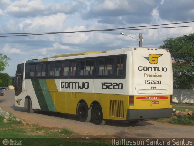 Empresa Gontijo de Transportes 15220 na cidade de Euclides da Cunha, Bahia, Brasil, por Harllesson Santana Santos. ID da foto: 171285.