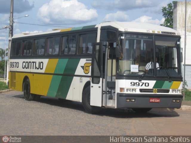 Empresa Gontijo de Transportes 9970 na cidade de Euclides da Cunha, Bahia, Brasil, por Harllesson Santana Santos. ID da foto: 171279.