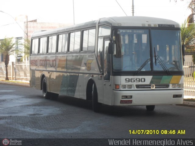 Empresa Gontijo de Transportes 9690 na cidade de Patos de Minas, Minas Gerais, Brasil, por Wendel Hermenegildo Alves. Número da foto: #177288.