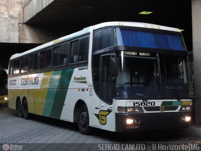 Empresa Gontijo de Transportes 15820 na cidade de Belo Horizonte, Minas Gerais, Brasil, por Sérgio Augusto Braga Canuto. ID da foto: 178069.