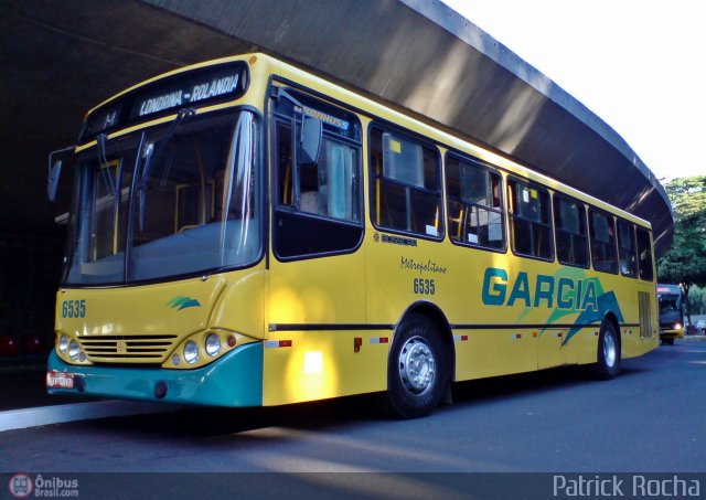 Viação Garcia 6535 na cidade de Londrina, Paraná, Brasil, por Patrick Rocha. Número da foto: #178452.