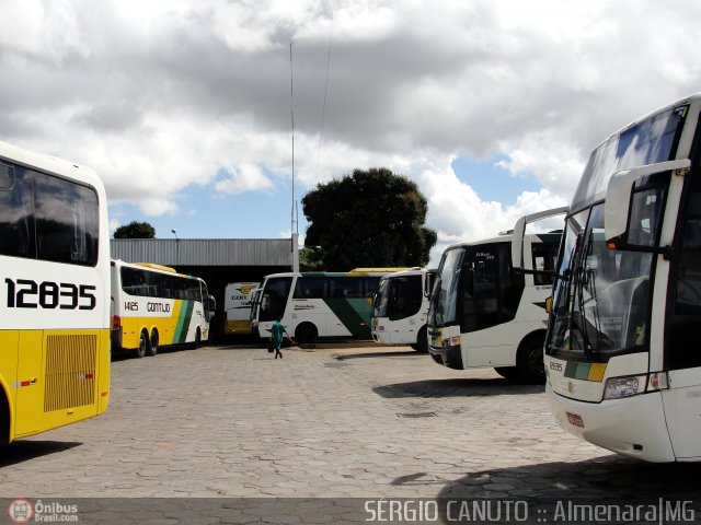 Empresa Gontijo de Transportes Garagem AMJ na cidade de Almenara, Minas Gerais, Brasil, por Sérgio Augusto Braga Canuto. ID da foto: 178786.