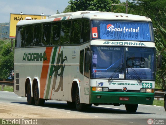 Empresa de Transportes Andorinha 5229 na cidade de Queimados, Rio de Janeiro, Brasil, por Gabriel Peclat. ID da foto: 179290.