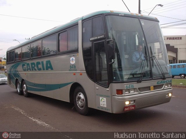 Viação Garcia 6416 na cidade de Londrina, Paraná, Brasil, por Hudson Tonetto Santana. Número da foto: #179664.