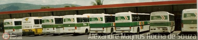 Empresa Gontijo de Transportes 7590 na cidade de Jequié, Bahia, Brasil, por Alexandre  Magnus. ID da foto: 180664.