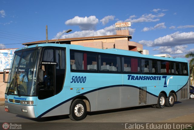 Transnorte - Transporte e Turismo Norte de Minas 50000 na cidade de Montes Claros, Minas Gerais, Brasil, por Carlos Eduardo Lopes. Número da foto: #182578.