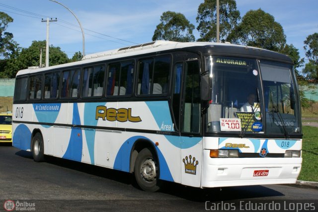 Real Auto Ônibus 018 na cidade de Rio de Janeiro, Rio de Janeiro, Brasil, por Carlos Eduardo Lopes. Número da foto: #182586.