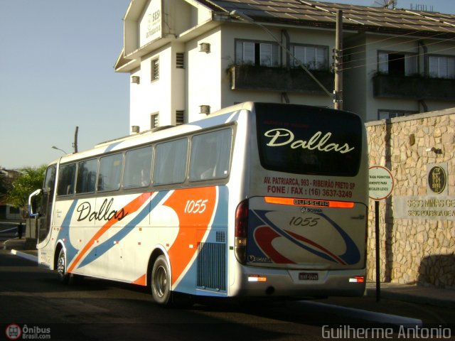Dallas Turismo e Fretamento 1055 na cidade de Araxá, Minas Gerais, Brasil, por Guilherme Antonio. Número da foto: #183709.