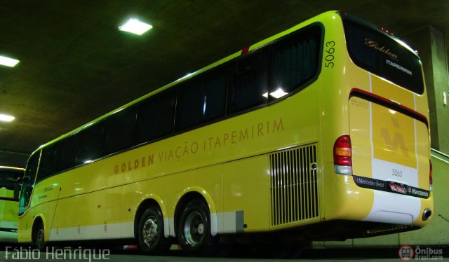 Viação Itapemirim 5063 na cidade de Belo Horizonte, Minas Gerais, Brasil, por Fábio Henrique. Número da foto: #185491.