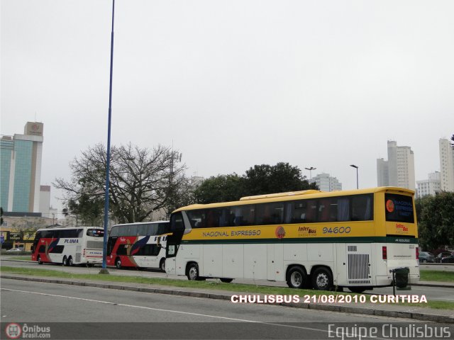 Nacional Expresso 94600 na cidade de Curitiba, Paraná, Brasil, por Paulo Roberto Chulis. Número da foto: #185333.