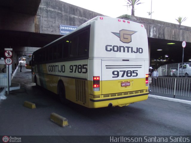 Empresa Gontijo de Transportes 9785 na cidade de Belo Horizonte, Minas Gerais, Brasil, por Harllesson Santana Santos. ID da foto: 186166.