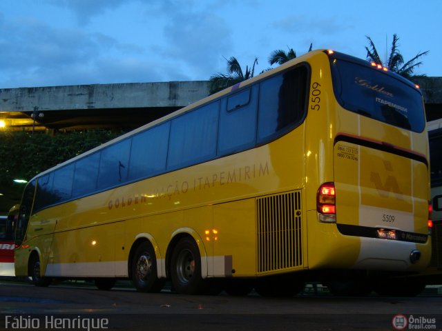 Viação Itapemirim 5509 na cidade de Belo Horizonte, Minas Gerais, Brasil, por Fábio Henrique. Número da foto: #186540.