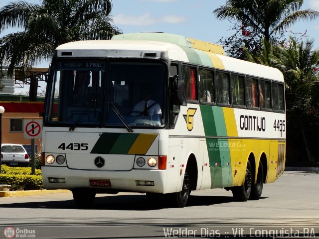 Empresa Gontijo de Transportes 4435 na cidade de Vitória da Conquista, Bahia, Brasil, por Welder Dias. ID da foto: 187735.