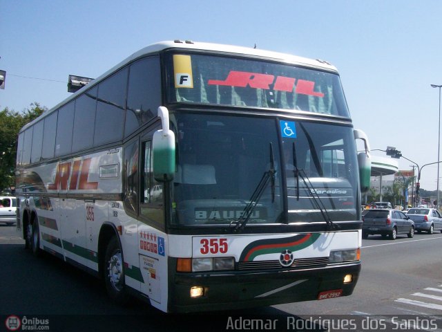RIL - Rodoviário Ibitinguense Ltda. 355 na cidade de Bauru, São Paulo, Brasil, por Adems  Equipe 19. Número da foto: #188277.
