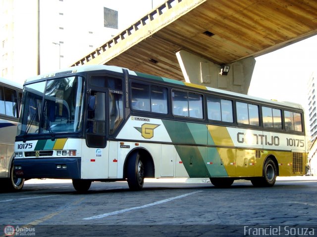 Empresa Gontijo de Transportes 10175 na cidade de Belo Horizonte, Minas Gerais, Brasil, por Franciel Souza. ID da foto: 188253.