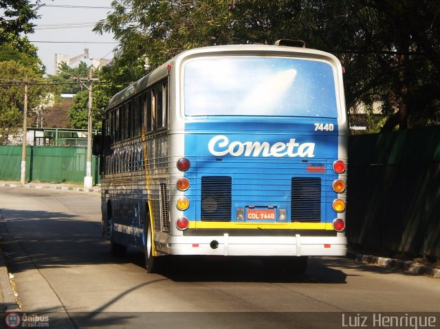 Viação Cometa 7440 na cidade de São Paulo, São Paulo, Brasil, por Luiz Henrique. Número da foto: #189331.